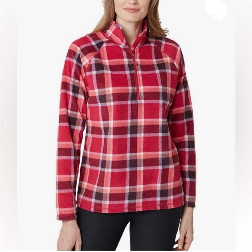 Eddie Bauer Woman's Fleece Quarter Zip Fleece Pullover